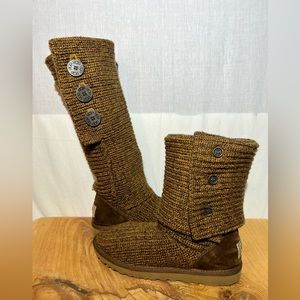 UGG Australia size 9 Cardy Classic Tall Knit Sweater Boot
